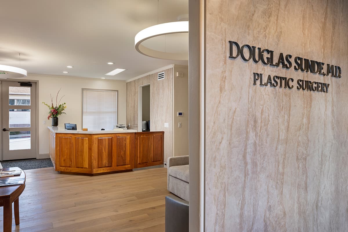 Douglas Sunde, MD Plastic Surgery interior office in Monterey, California